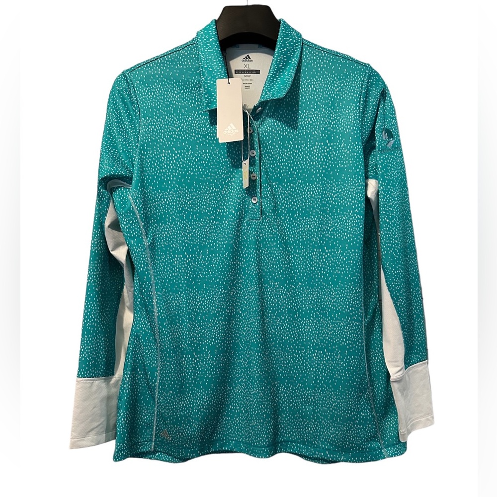 Adidas Top Golf Shirt climacool Size XL - Picture 3 of 6